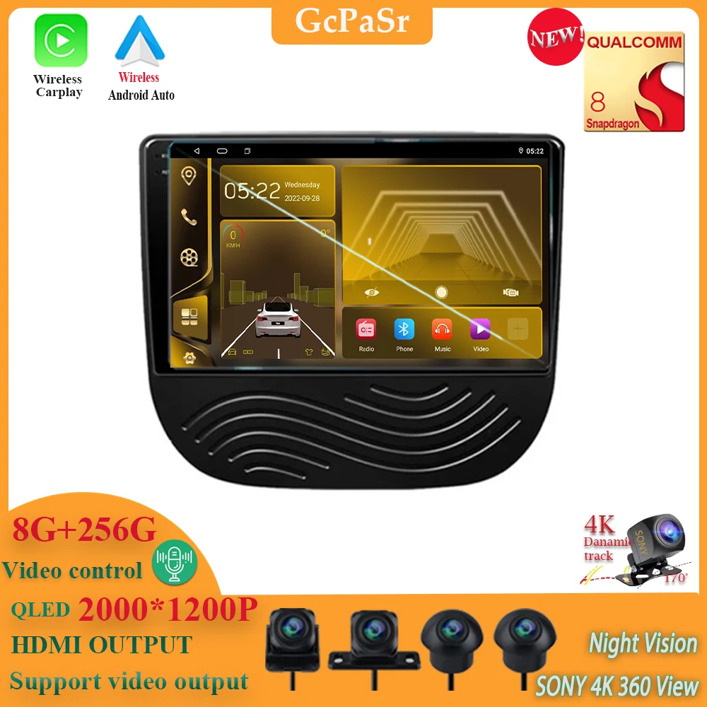 

Android 13 Qualcomm Snapdragon For Chevrolet Malibu ML 2016-2018 Car Radio Player Navigation GPS Multimedia Autoradio Carplay