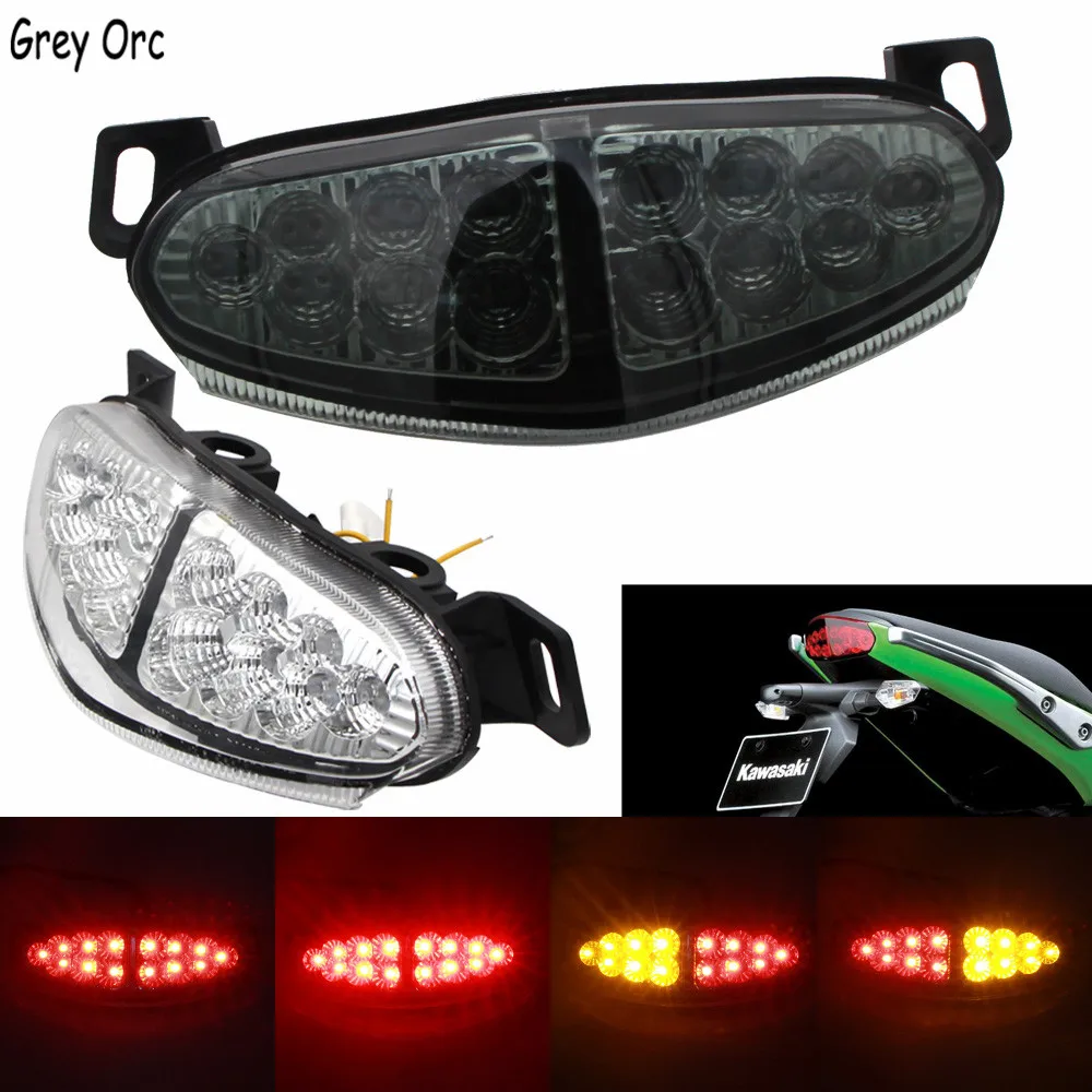 Для Kawasaki ER6N ER-6N ER6F фонарь 6N 6F 2009 2010 LED задний поворота Задний