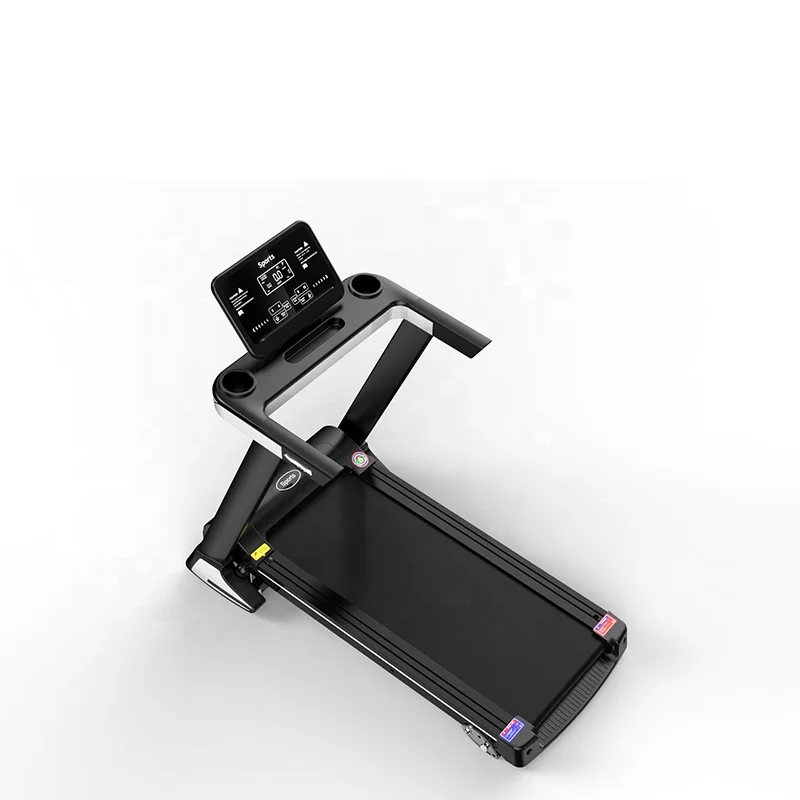 Домашняя амортизирующая беговая дорожка с высоким мотором и функцией сердечного