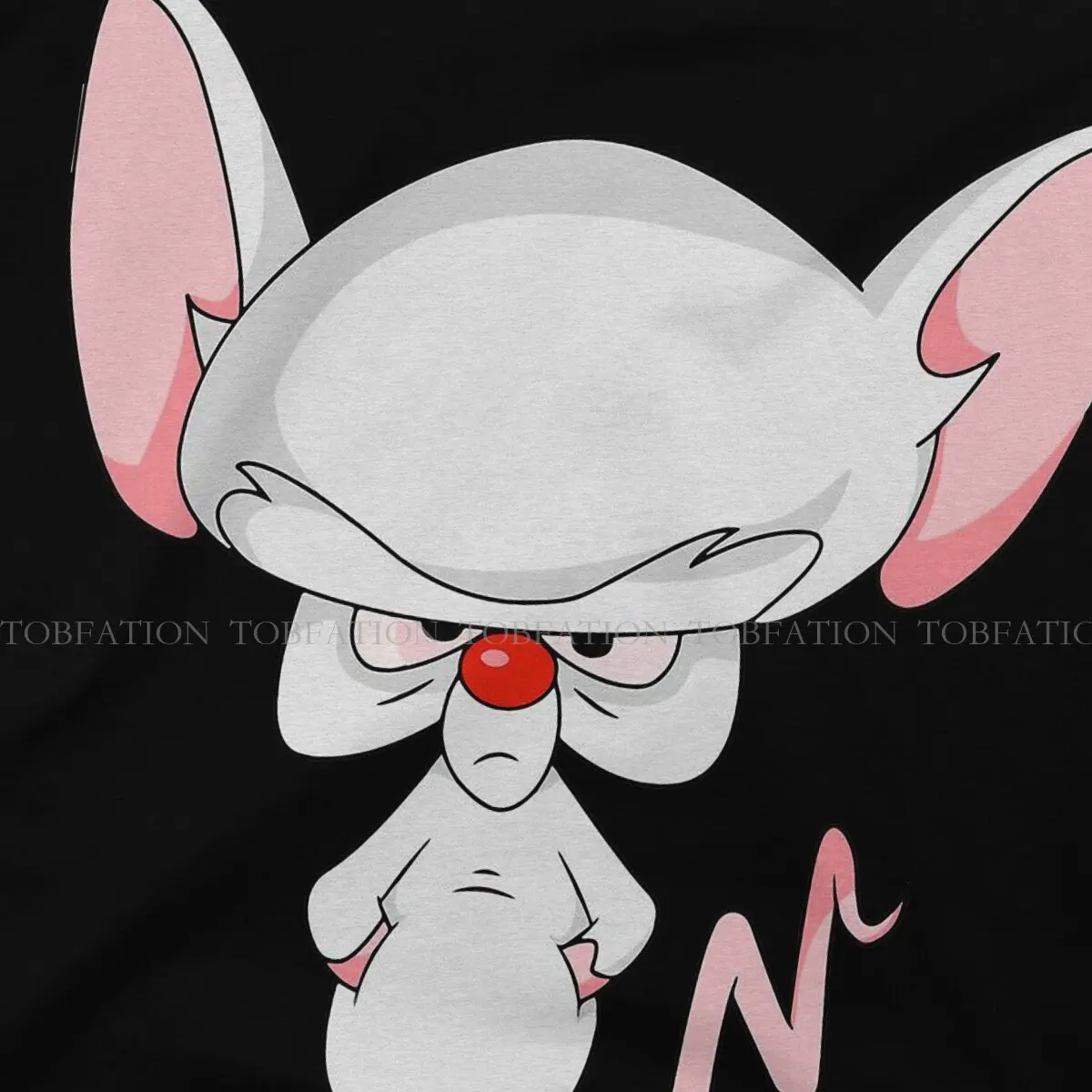 Футболка Pinky and the Brain TV Look You Черная Мужская футболка большого размера мужские топы