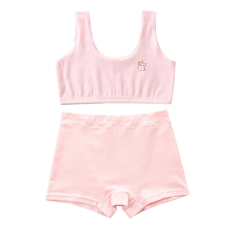 Нижнее белье для молодых девушек тренировочный бюстгальтер подростков детское