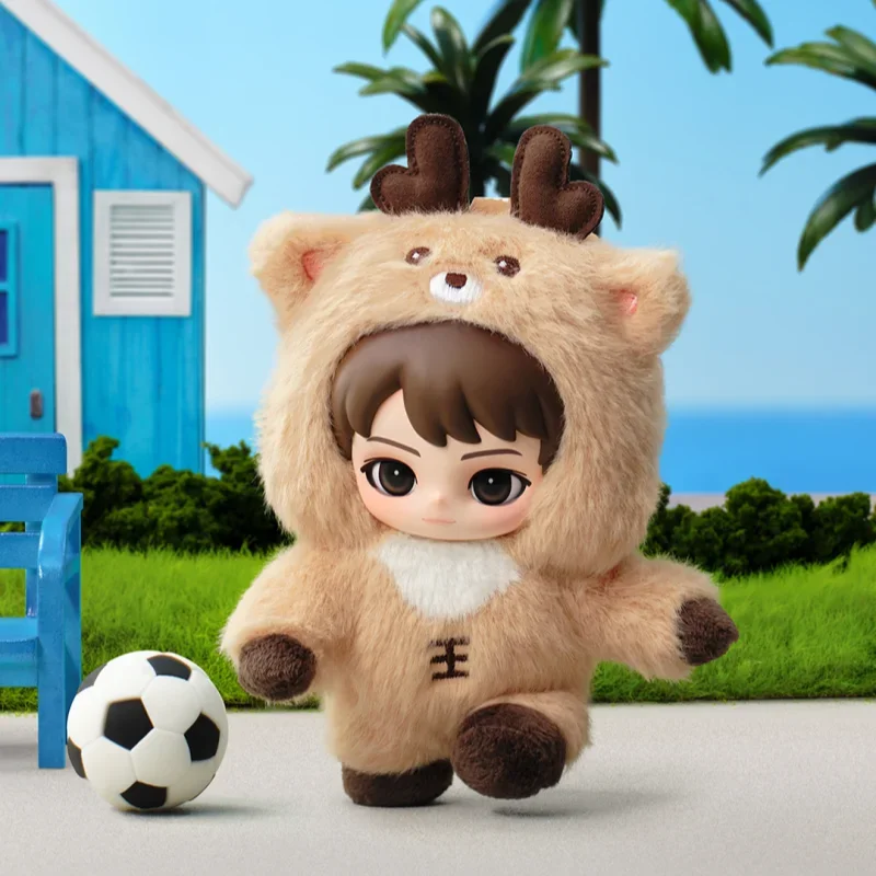 Фото POP MART Fluffy Club Riize Series Mystery Box Оригинальная Слепая Коробка-Сюрприз Игрушки-Загадки Украшения для Сумок Фигурки Декор для Дома Настольные Куклы №4