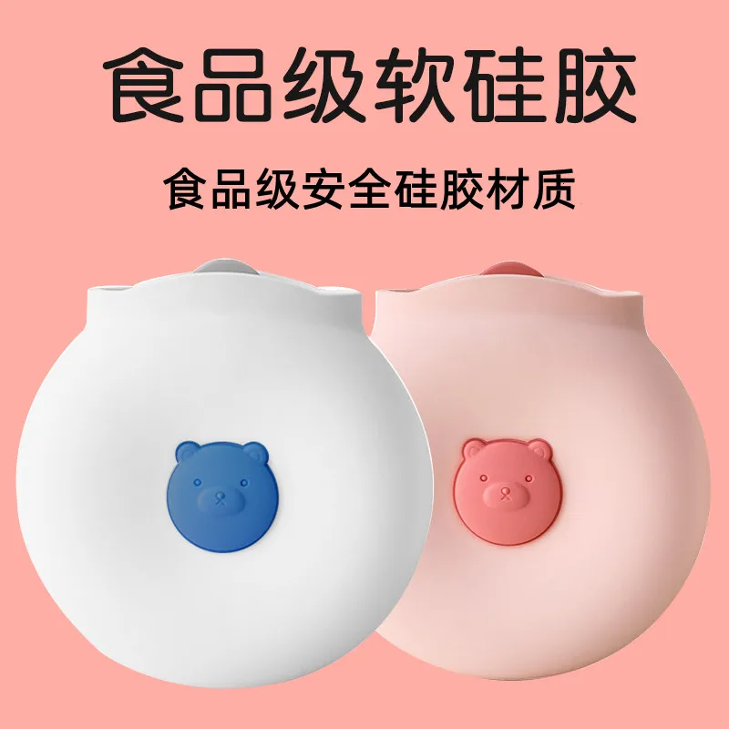 

Силиконовая сумка для горячей воды для живота, сумка для теплой воды для защиты от впрыска воды, для детей, для девочек