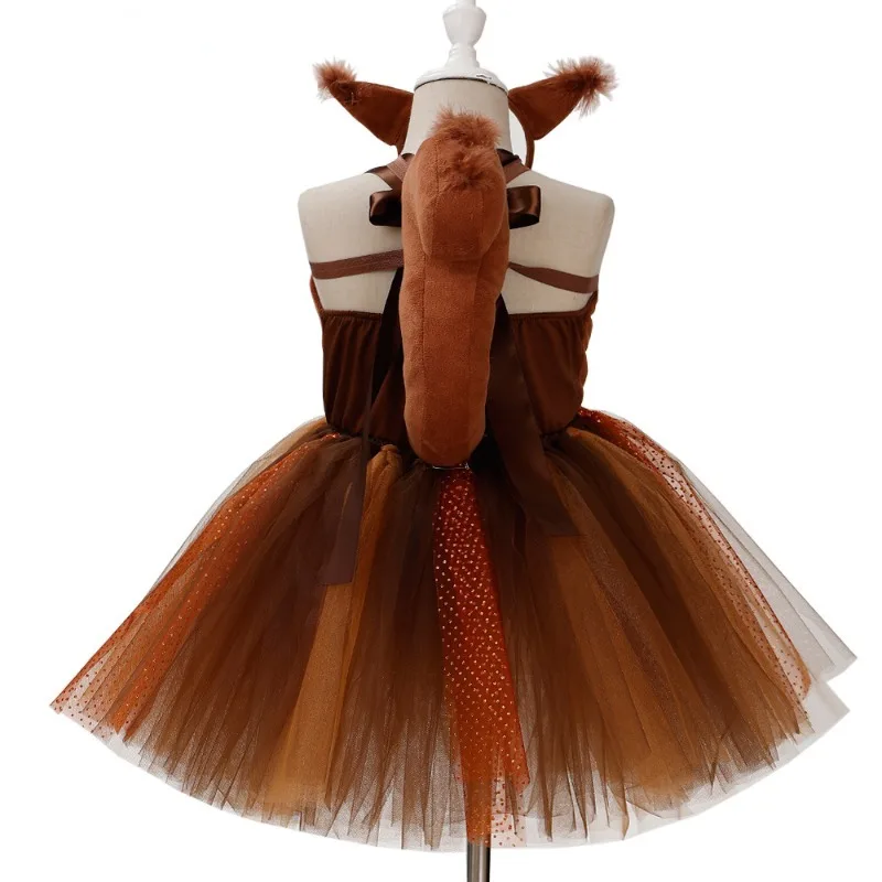 Детский костюм для косплея с животными: обезьяна кролик собака лев тигр слон и