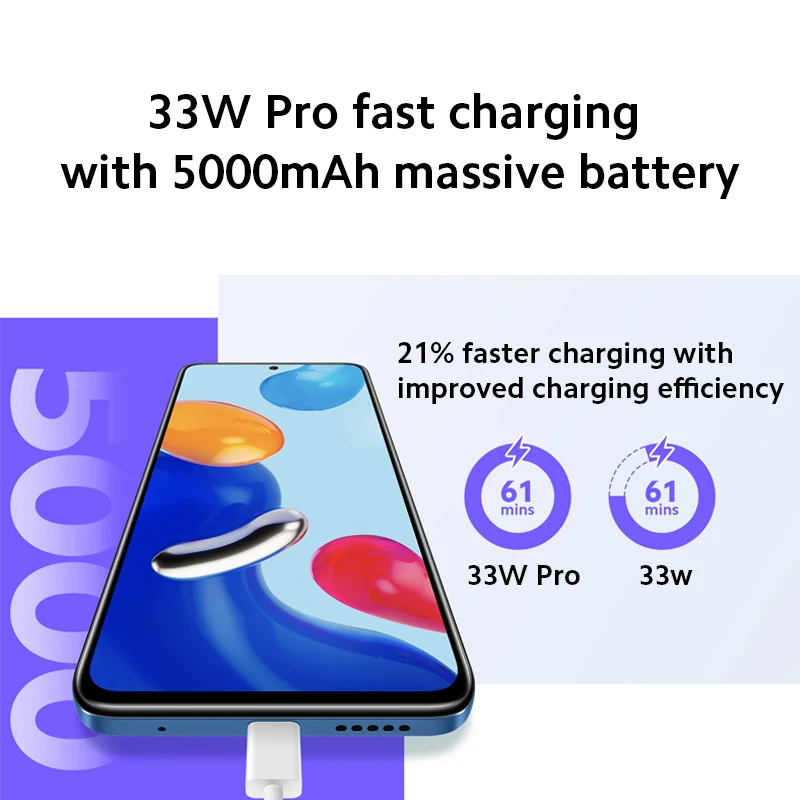 Najtaniej Wersja Globalna Xiaomi Redmi Note 11 Telefon Komórkowy Snapdragon 680 Octa Core 6.43 '50MP Quad Camera 90Hz 64GB/128GB 33W Pro Charge