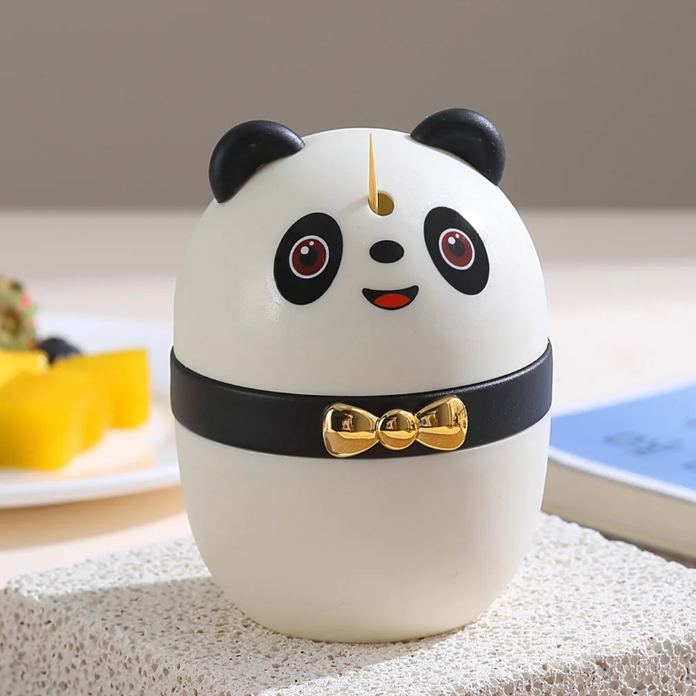 

Toothpick Container Cartoon Toothpicks Holder Press-type Toothpick Storage Holder