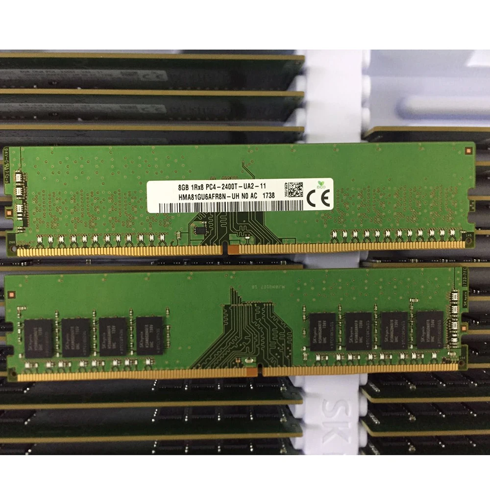 1 шт. 8G 1RX8 PC4-2400T DDR4 для настольной памяти SKhynix HMA81GU6AFR8N-UH