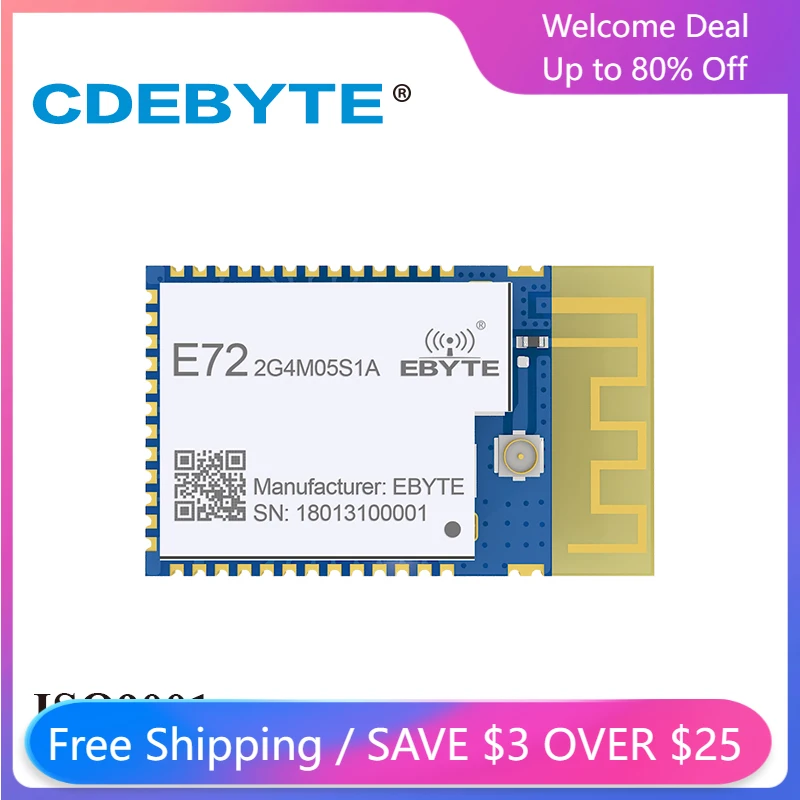 

E72-2G4M05S1A Zigbee Dual Core ARM CC2630 2.4Ghz 3.2mW IPX PCB Antenna uhf Wireless Transceiver Transmitter Receiver RF Moudule