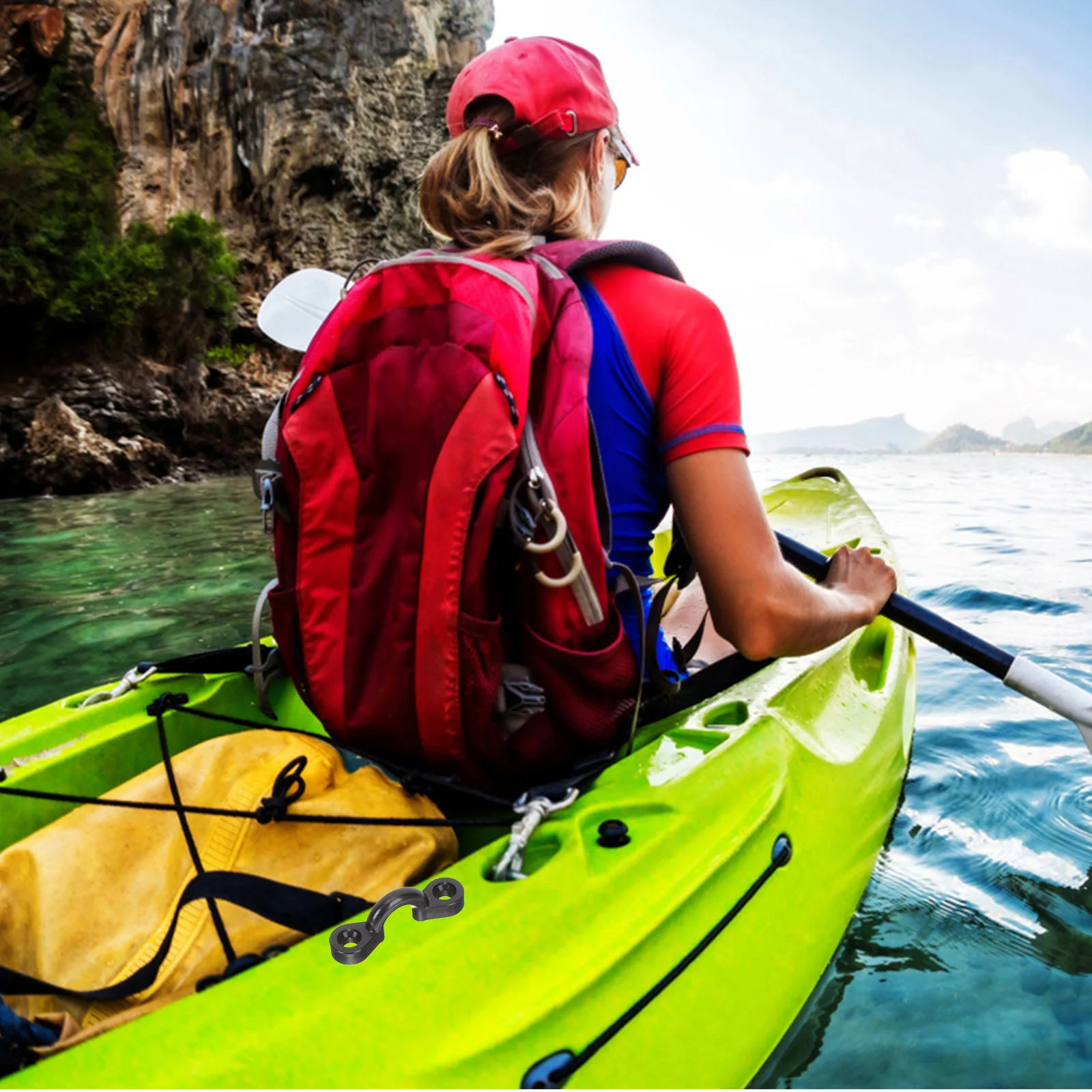 10- шт. комплект такелажа для лодки сиденья каяка дюбели багги якорь банджи-ушко