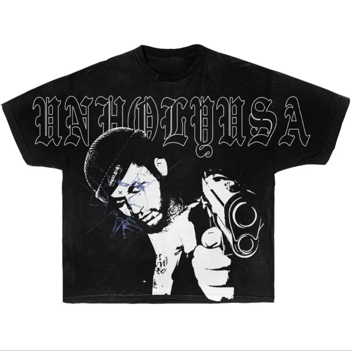 

Женская хлопковая Футболка Goth Y2K, с круглым вырезом и коротким рукавом