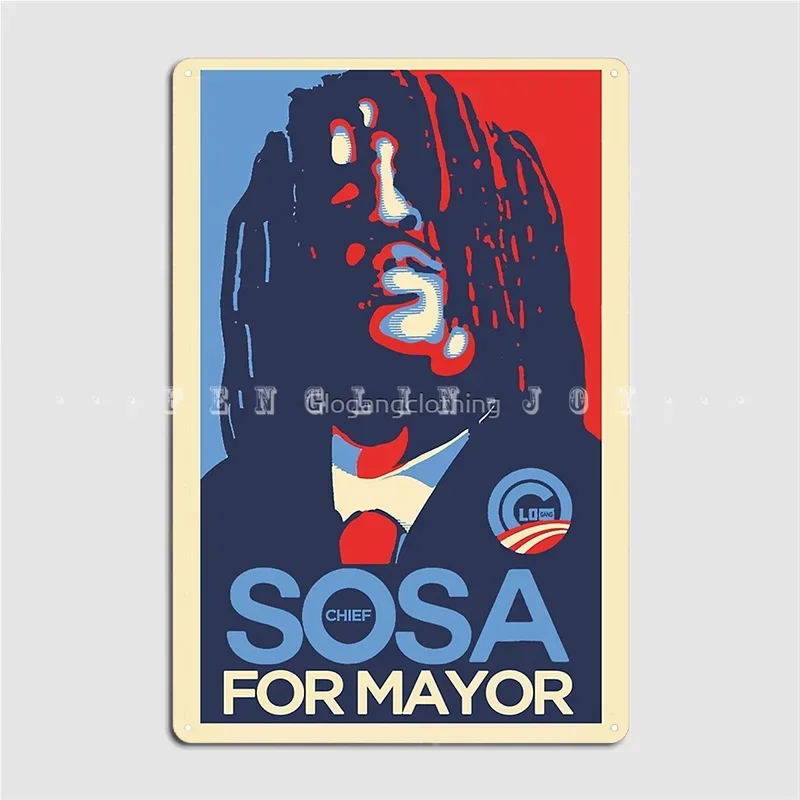 Sosa для президента Glogang по всему миру плакат металлическая табличка кино кухня паб