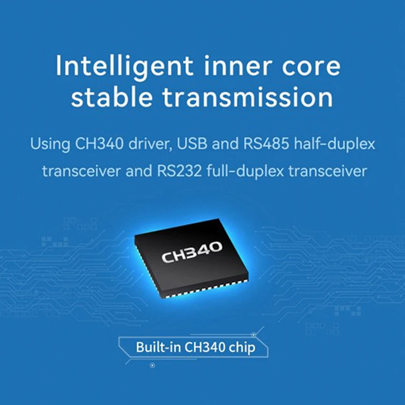 Промышленный преобразователь USB в RS485 RS232 обновленная защита совместимость