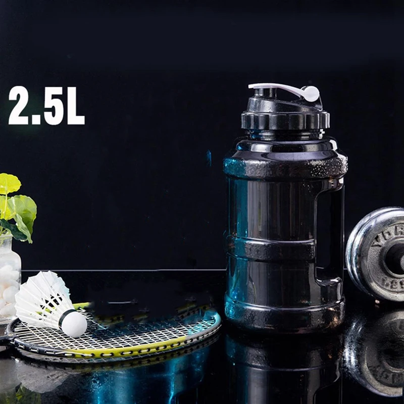 Большая бутылка для воды 2 5 л экологически чистая многоразовая мужчин и женщин