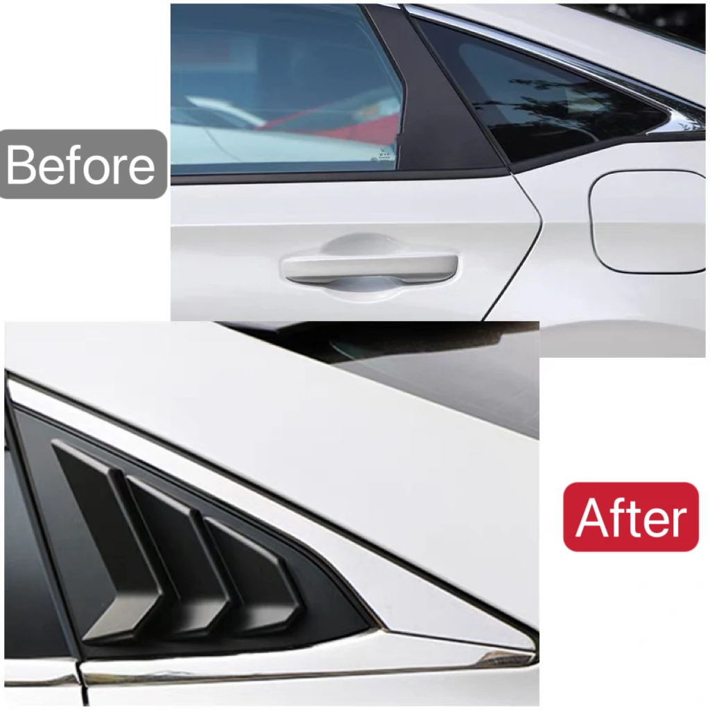 Обложка оконных жалюзи для Honda Civic 10th X боковая решетка вентиляционного отверстия