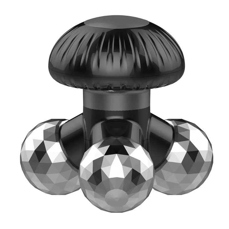 

4 в 1, мини-массажер с 3 разминающими массажными головками