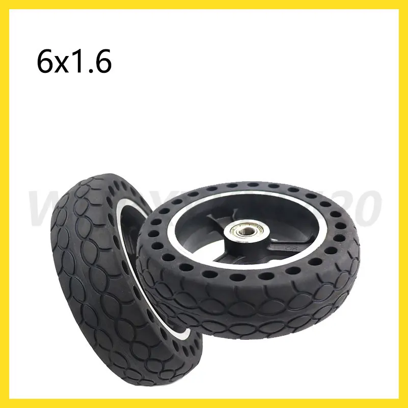 

for High quality 6x1.6 solid wheel Explosion-proof Electric Bike Scooter tyres Motorcycle Solid Tires Bee Hive Holes