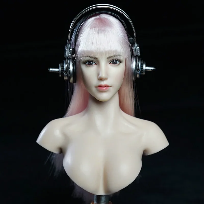 Супер утка масштаб 1/6 SDH019 A B C красивая девушка голова Лепка для 12-дюймовой