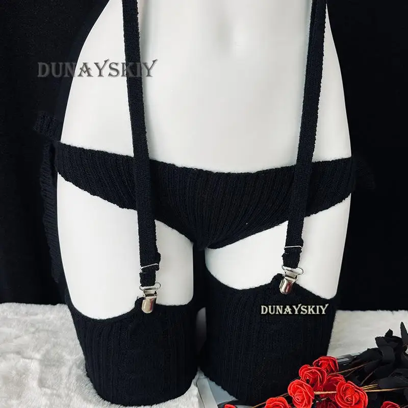 Аниме BOCCHI THE ROCK Косплей Gotoh Hitori Костюм Женский Сексуальный Черный Свитер Боди Socsk