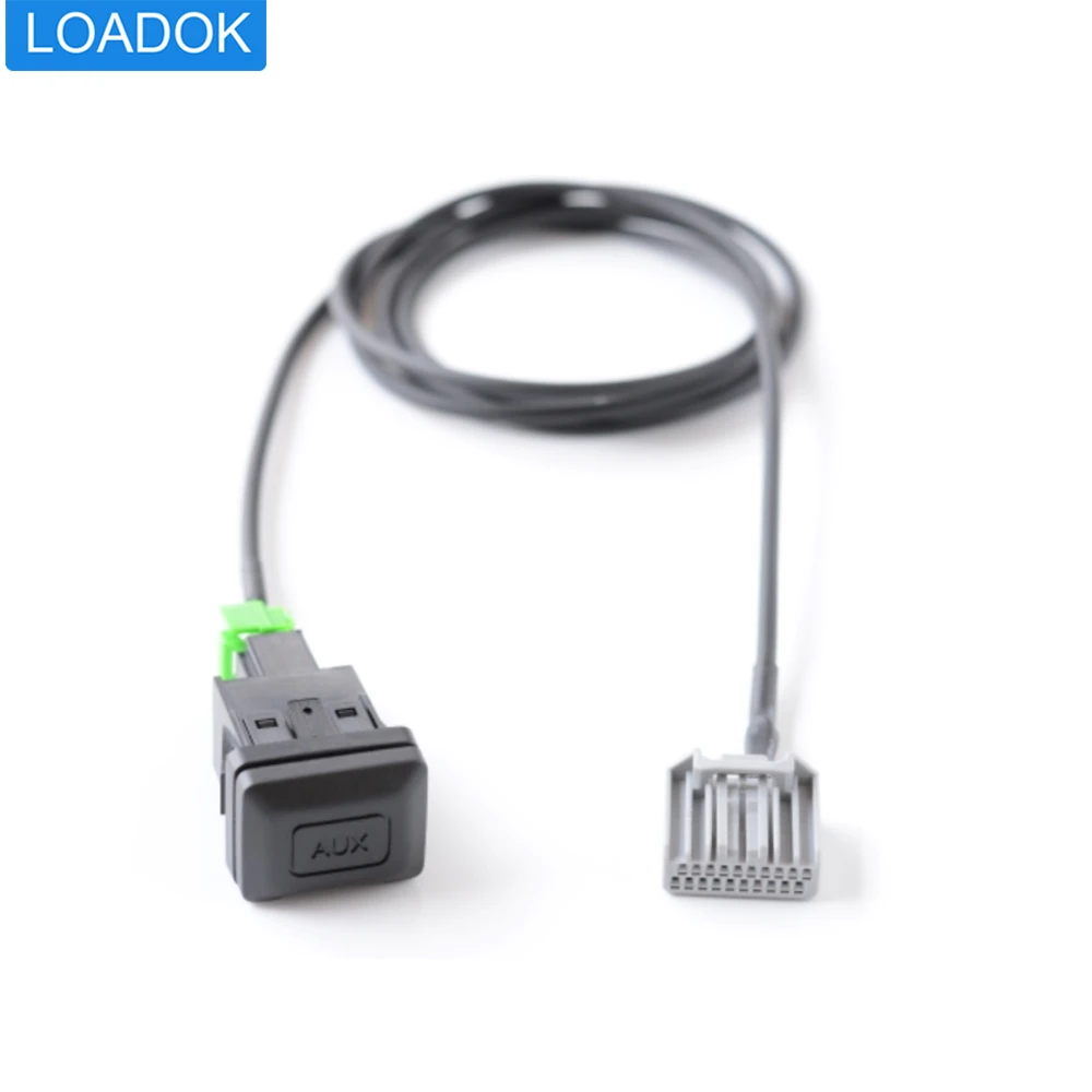 

Автомобильное CD-Радио Стерео 3,5 мм Музыкальный вспомогательный разъем Aux входной кабель адаптер для Honda CRV Civic 8 поколения Accord