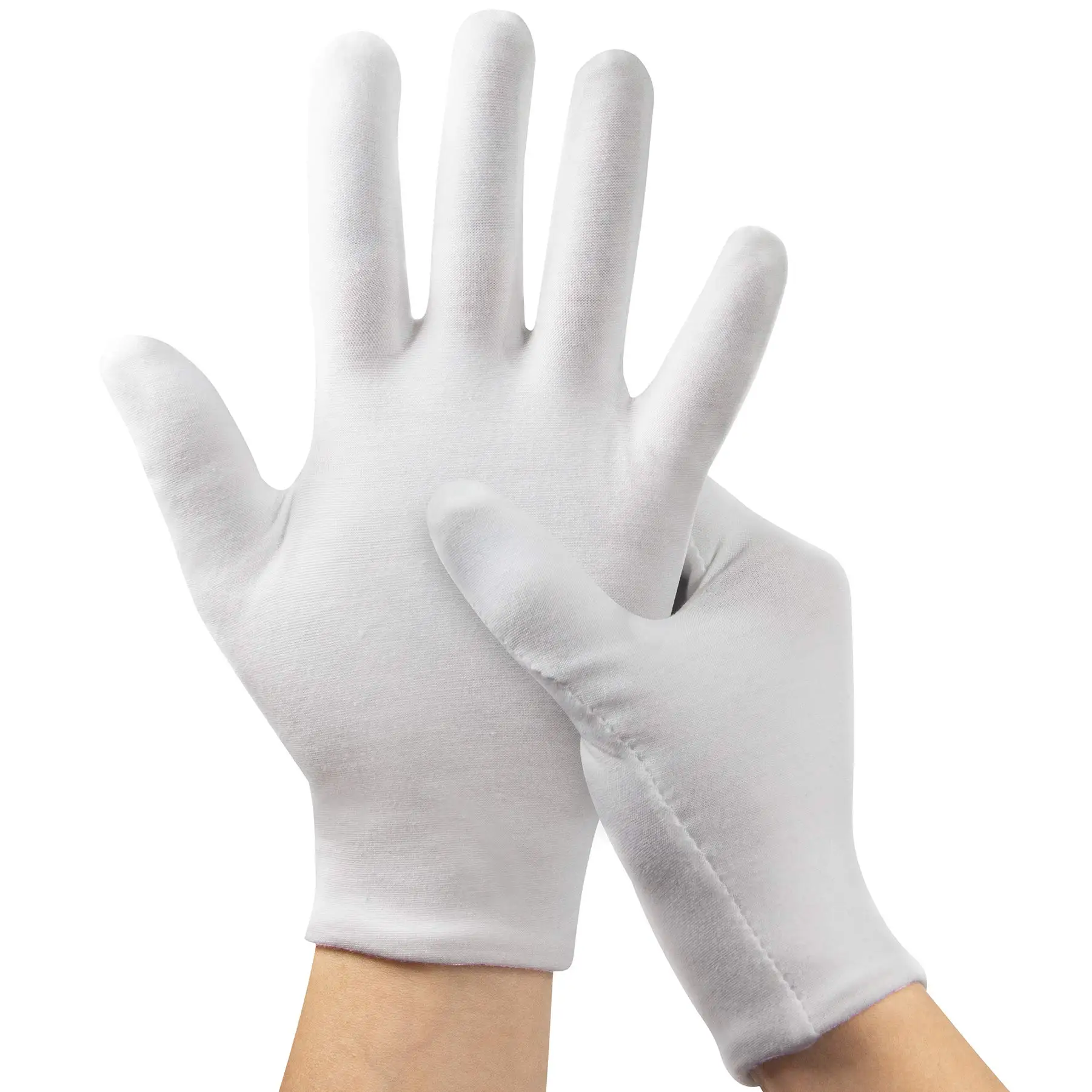 

12 Pairs/Lot Thick cotton Gloves Women Motorcycle Gloves Golf Gloves Men Work Gloves Mma Gloves Summer Cycling Gloves