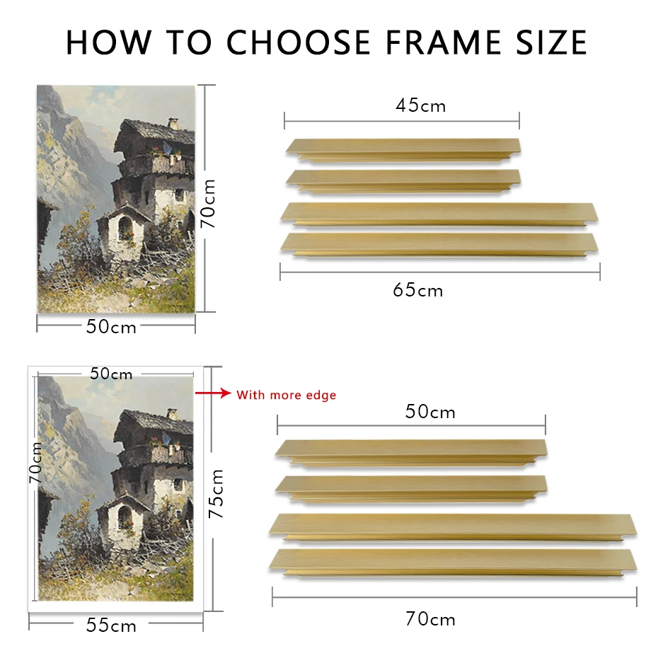 Набор плавучих холщовых рамок для творчества металлические постеры золотого и