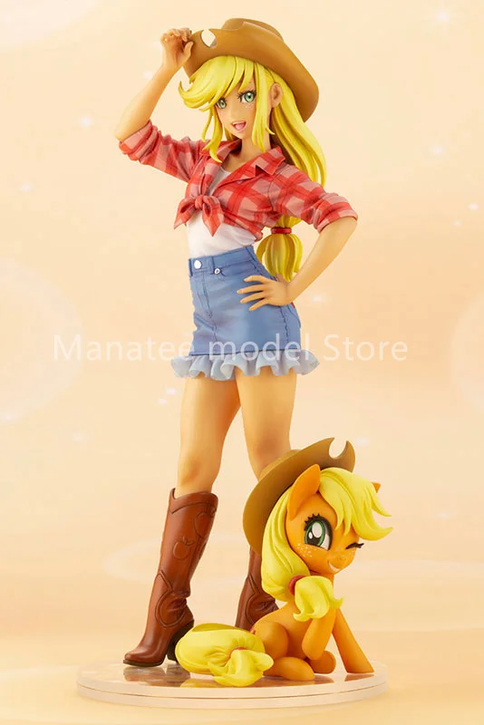 Фото Kotobukiya оригинальная MY LITTLE PONY Bishoujo Applejack 1/7 ПВХ фигурка аниме модель игрушки коллекция кукла подарок №2