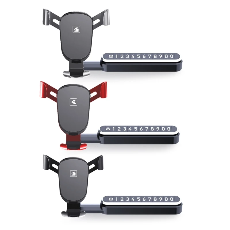 

Крепление для телефона для автомобиля, обновленный гравитационный Автомобильный держатель для телефона, крепление для автомобиля, приборной панели, ветрового стекла, вентиляционного отверстия, держатель для мобильного телефона A5KD