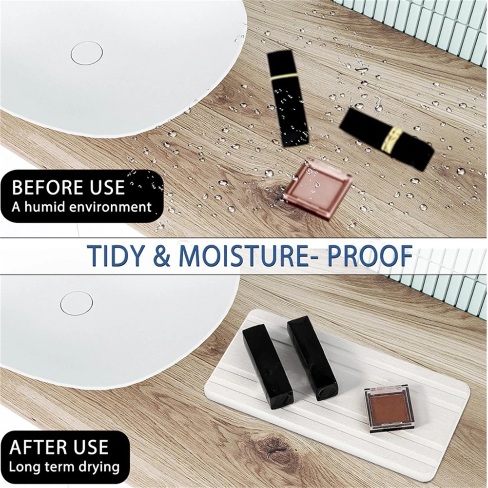 3 шт. водопоглощающий каменный поднос диатомитовые подставки сушильный для