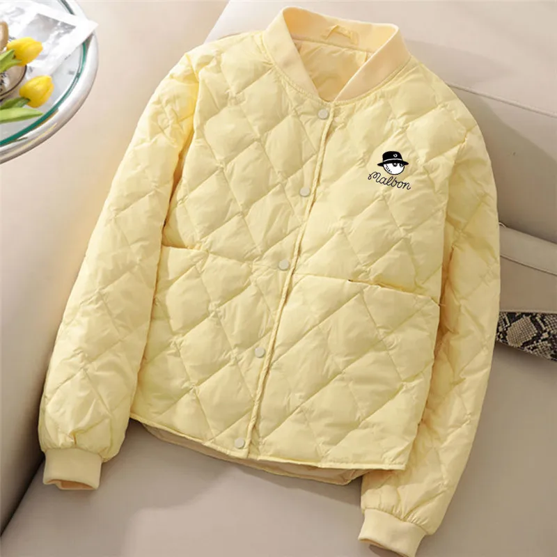 Malbon Women's Golf Wear, Baseball And Tennis Jackets, Women's Trench Coats, Autumn/winter Light Coats, Women's Down Coats