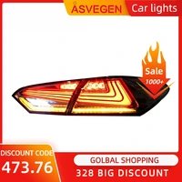 led tail lights for toyota camry 2018 taillights 2018 2019 car accessories dynamic drl turn signal lamps fog brake reversing