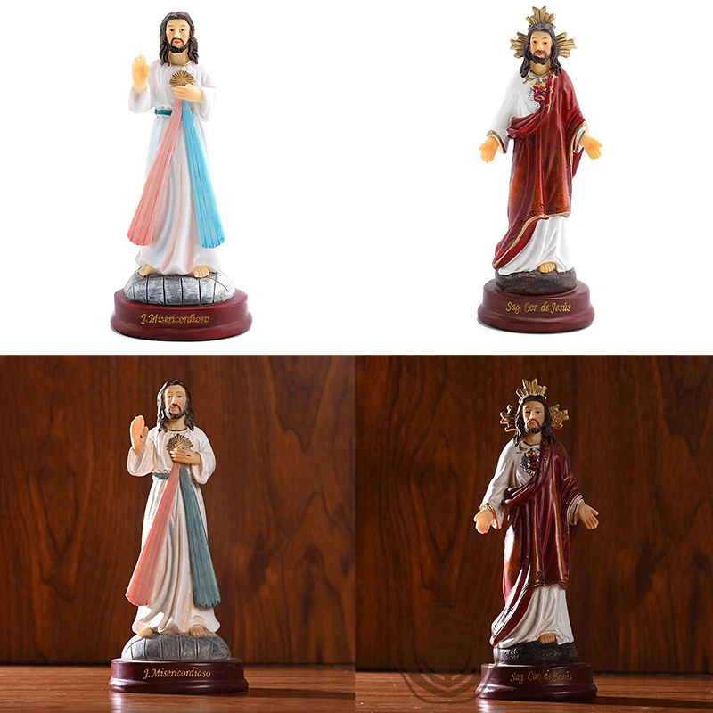 

Religious Statues Sacred Jesus Christ Statues And Figurines Divine Mercy Statue Ornament Resin Colored Renaissance