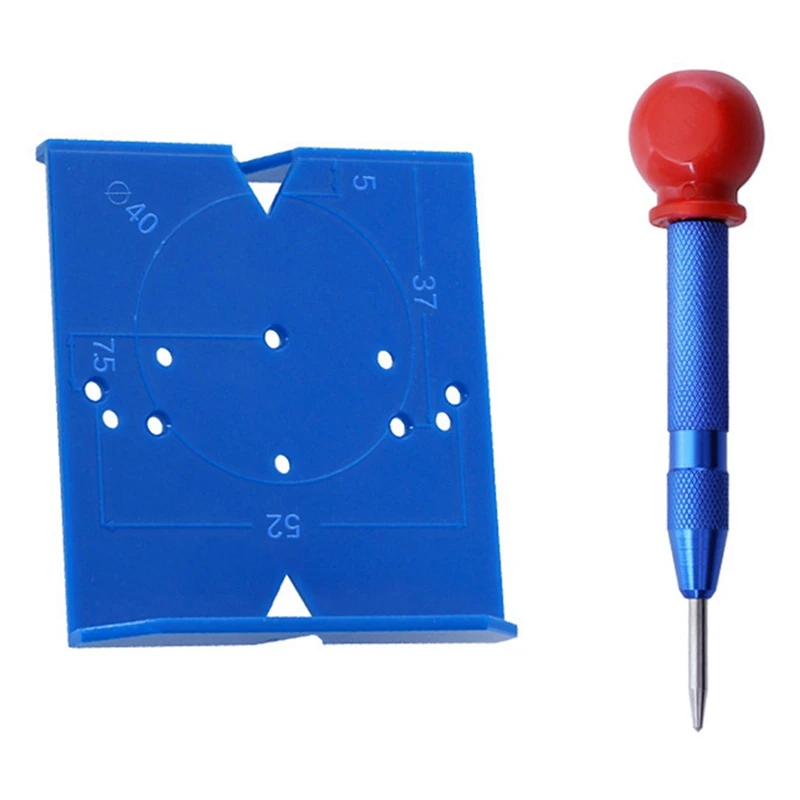 

Hot HG-35Mm 40Mm Hinge Jig Door Cabinets Concealed Hinge Hole Template Jig ABS Drill Guide Locator Tools For Carpentry