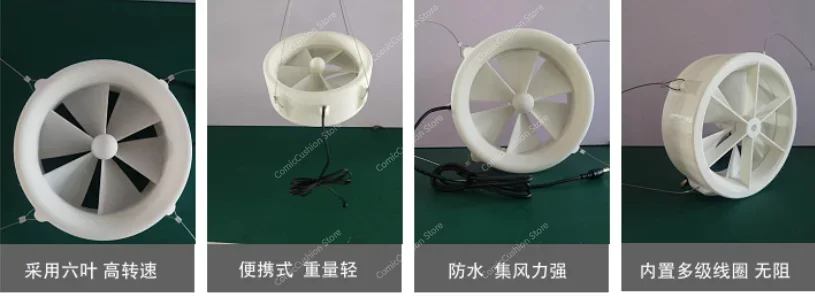 Уличное Зарядное устройство USB двухцелевой гидроэлектрический ветрогенератор