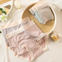 womens cotton panties sexy lace underpants high waist traceless comfortable briefs woman underwear female sexy lingerie