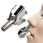 Новый ручной триммер для носа из нержавеющей стали для бритья Триммер для волос в носу ушах Бритва Уход за лицом для мужчин моющееся устройство