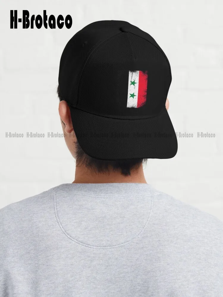 

Syrian Flag Baseball Cap Mens Baseball Cap Tactical Summer Sunscreen Hat Denim Color Hip Hop Trucker Hats Custom Gift Denim Caps