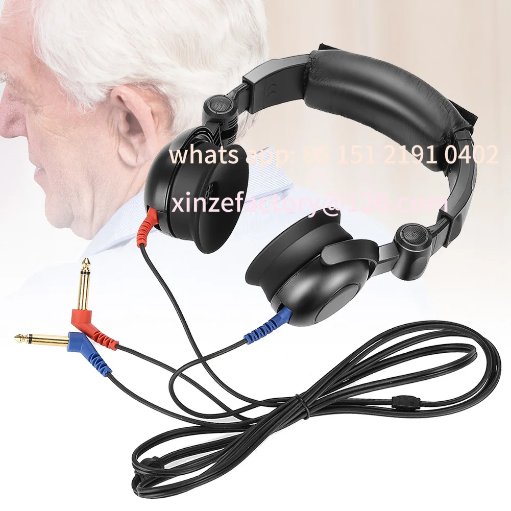 Фото Настраиваемый аудиометрический экранирующий audiometro Dell'udito cuffie a conduzione d'aria per Test Dell'udito strumento №3