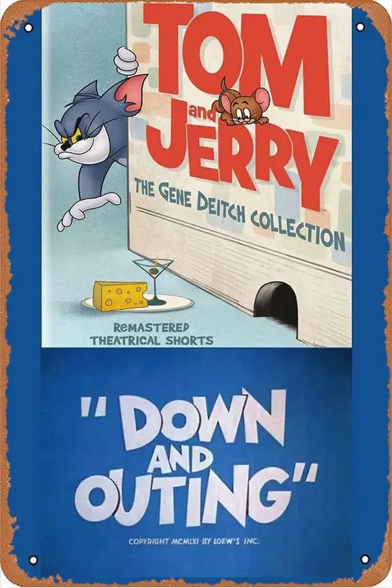 wn nd Outng Flm Move Metl Sgns Decorcn Vntge Tn 12x8 nch ron Pntng Wll Decor Resturnt Br Cfe Club Ktchen Pntn