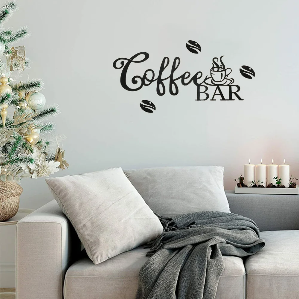 Металлический Настенный Знак Для Кофе-бара В Деревенском Стиле Декора Помещении