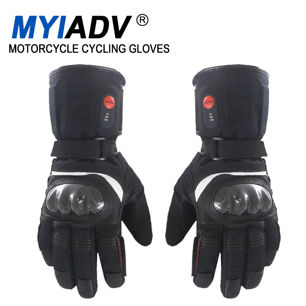 

Touchscreen Motorcycle Electric Heated Gloves Rechargeable Battery 7.4V 2200MAH Outdoor Cycling Skiing Waterproof Heating Gloves