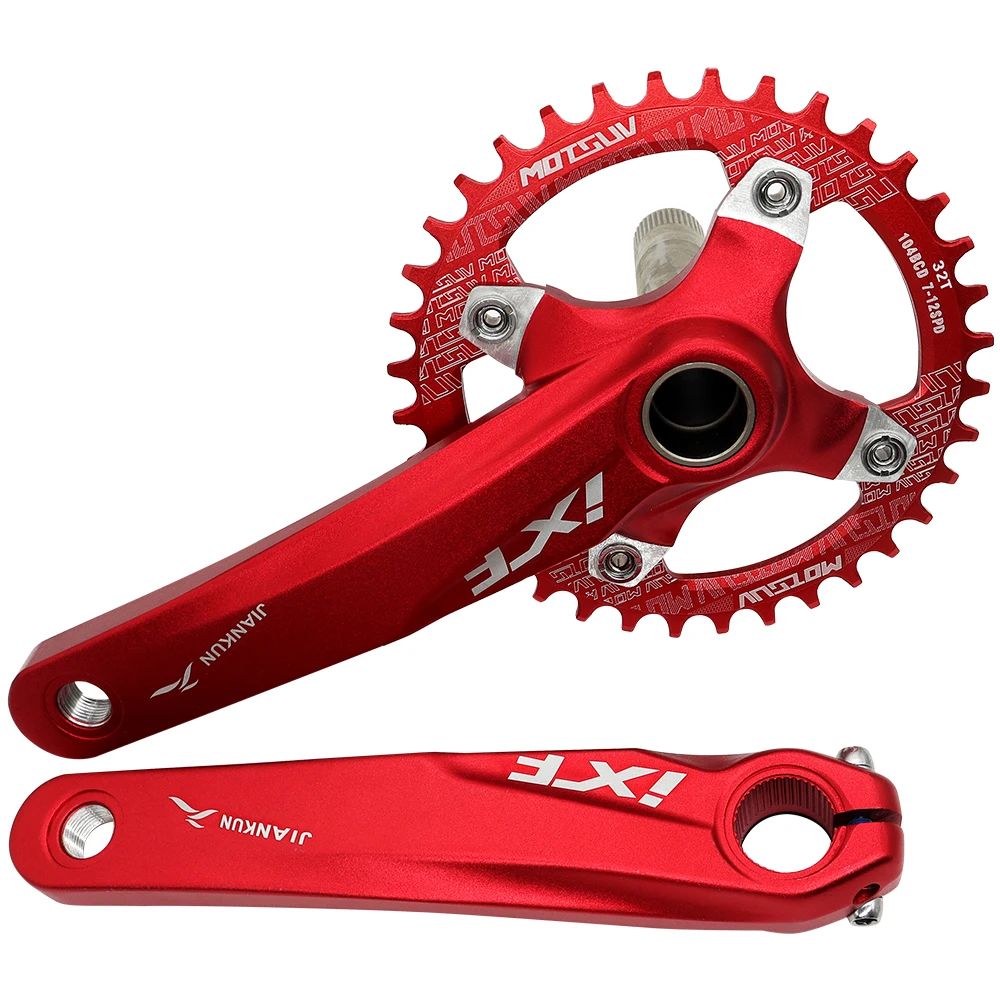 IXF MTB дорожный велосипед 170 мм 104 BCD кривошипная головка 32/34/36/38T круглая звездочка