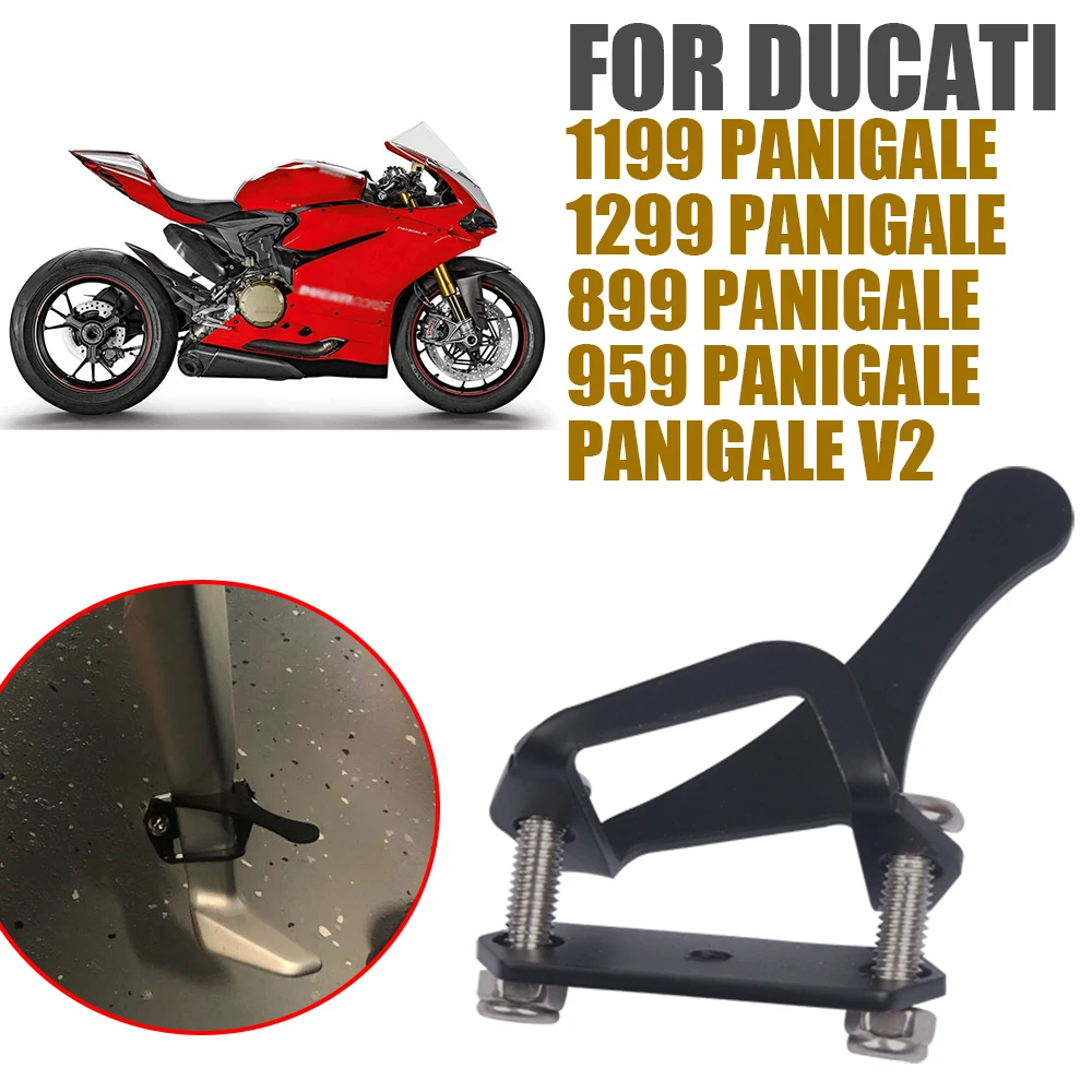 

For DUCATI 1199 Panigale 1299 899 959 Panigale V2 Side Brace Auxiliary Support Side Stand Support Enlarger Column Kickstand