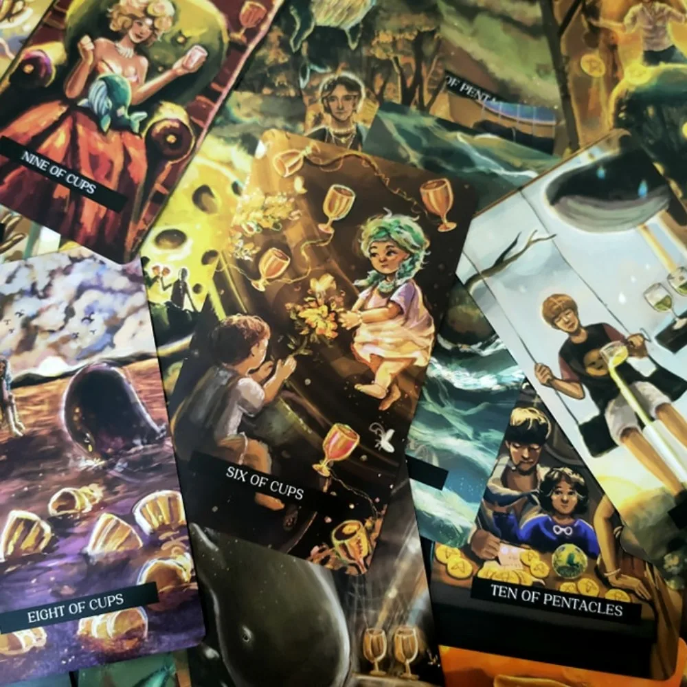 10 3*6 см пожелания из китов Таро погружает вас в очаровательстве настоящих