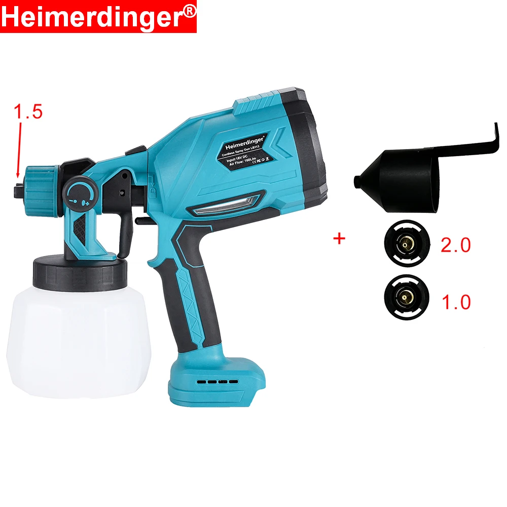 

Аккумуляторный краскопульт Heimerdinger LB113 для аккумуляторов Makita 18В