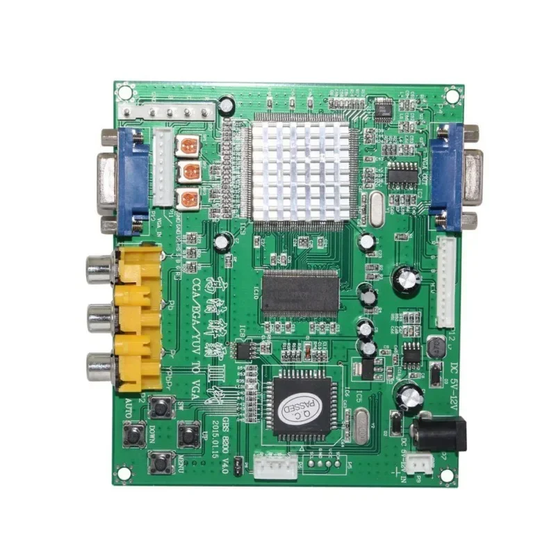 GBS8200 для аркадных игр RGB CGA EGA YUV в VGA HD Video Converter Board Moudle HD9800 Игровой монитор Конвертер