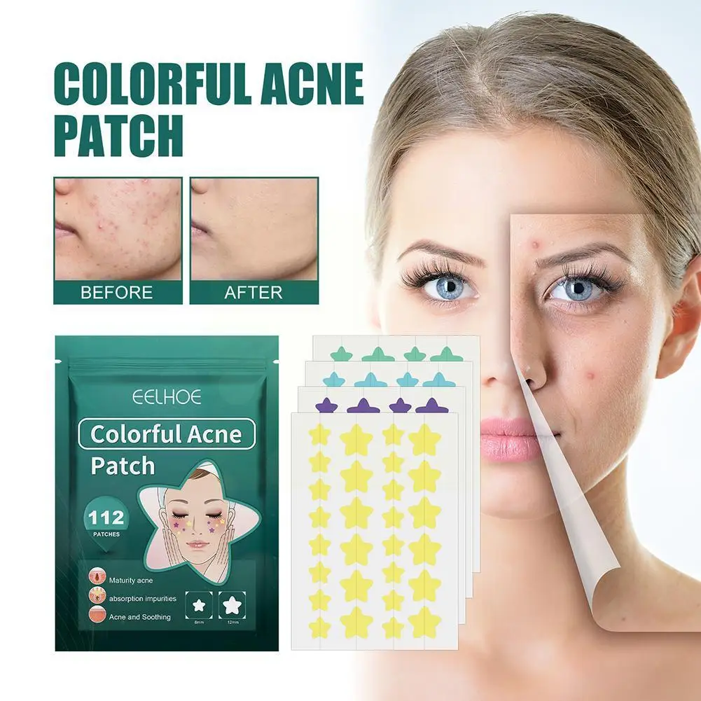 

Star Pimple Patch Acne Coloful Invisible Acne Removal Tool Concealer Face Originality Makeup Stickers Beauty Skin Care Spot M3B0