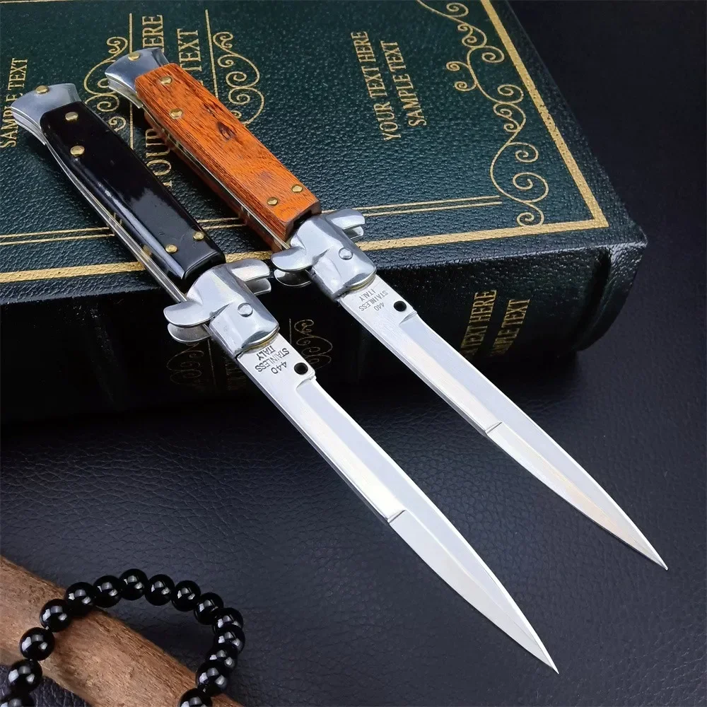

AKC ITALY By Bill DeShivs Tactical AU.TO EDC Folding Blade Assisted Flipper Knife Camping Hunting Tools Outdoor Pocket Knives