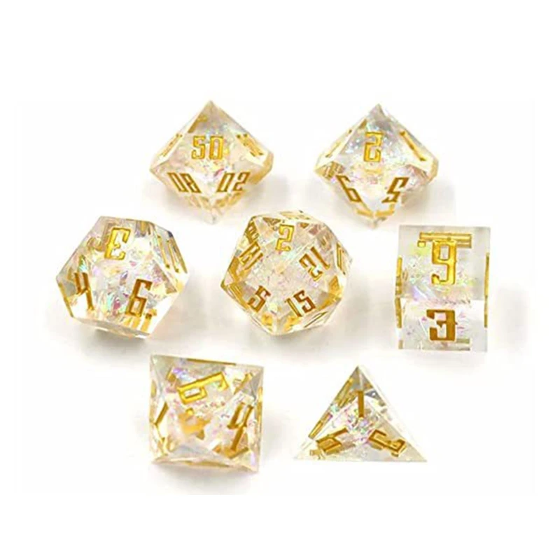 Resin Molds Silicone for Dice Box Dice Storage Mold Standard Game Dice Silicone Mold Set with Syringe for Jewelry Craft