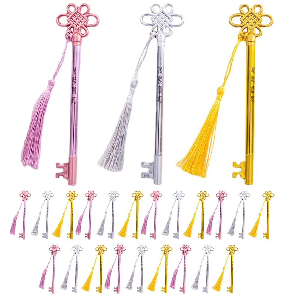 

Pen Pens Signature Writing Ink Student Business School 0.5Mm Chinese Roller Tassel Creative Gift Office Black Writer Fine