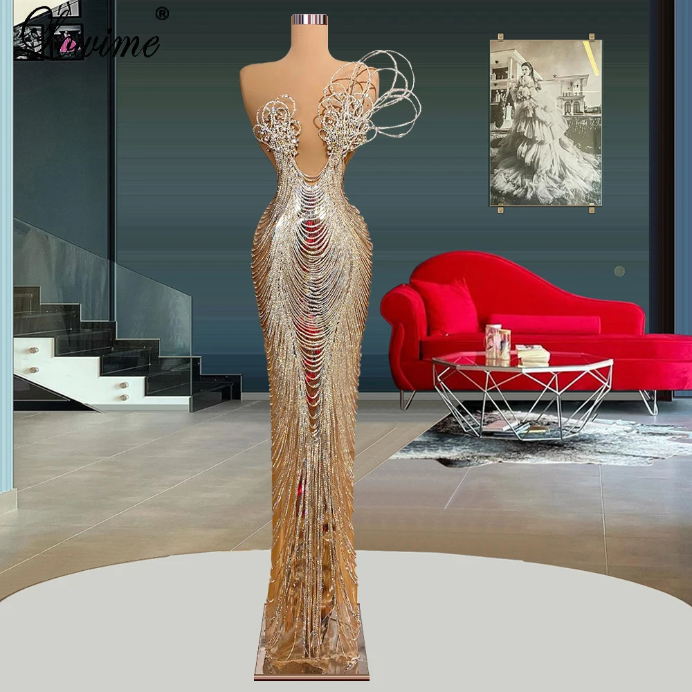 

Special Mermaid Celebrity Dresses Sleeveless New Red Carpet Runway Dresses For Women Sparkly Evening Dresses Vestidos De Gala